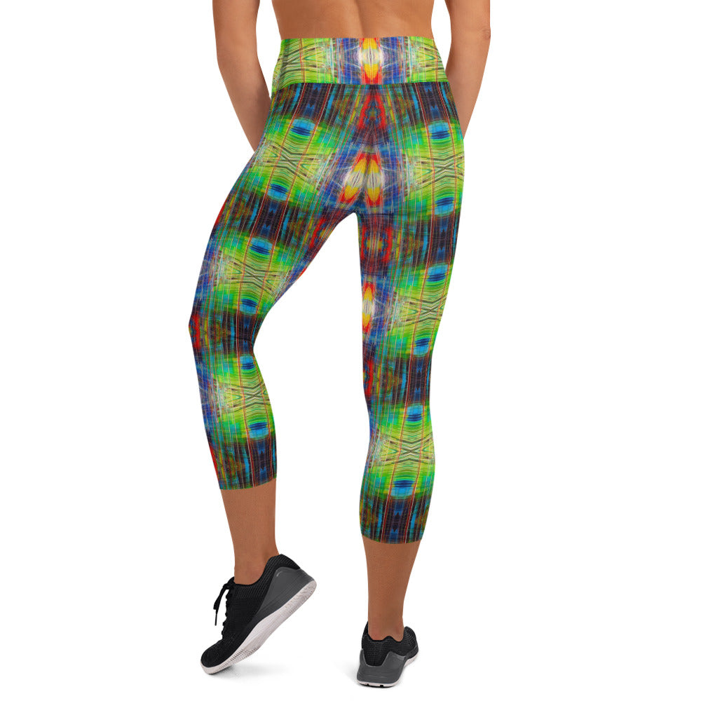 DMV 0077 Avant Garde Artsy Yoga Capri Leggings