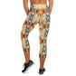 DMV 0089 Chic Boho Yoga Capri Leggings