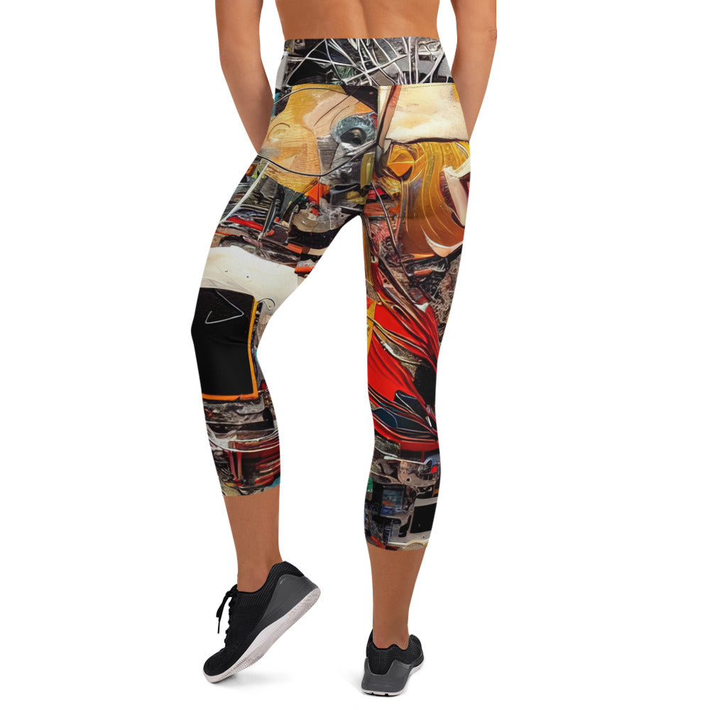 DMV 0271 Avant Garde Yoga Capri Leggings