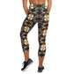 DMV 0127 Conceptual Artsy Yoga Capri Leggings