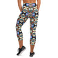 DMV 0221 Conceptual Artsy Yoga Capri Leggings