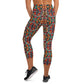 DMV 0113 Psy Artsy Yoga Capri Leggings