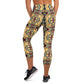 DMV 0224 Geo Boho Yoga Capri Leggings