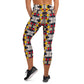 DMV 0142 Geo Boho Yoga Capri Leggings