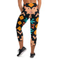 DMV 0147 Boho Yoga Capri Leggings