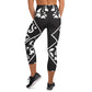 DMV 0140 Boho Yoga Capri Leggings