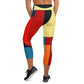 DMV 1351 Abstract Art Yoga Capri Leggings