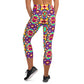 DMV 1357 Psy Artsy Yoga Capri Leggings