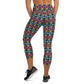 DMV 1465 Psy Artsy Yoga Capri Leggings