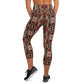 DMV 0174 Classic Boho Yoga Capri Leggings