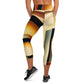 DMV 0261 Retro Art Yoga Capri Leggings