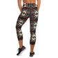 DMV 0188 Conceptual Artsy Yoga Capri Leggings