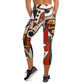 DMV 0522 Retro Art Yoga Capri Leggings