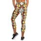 DMV 0517 Chic Boho Yoga Capri Leggings