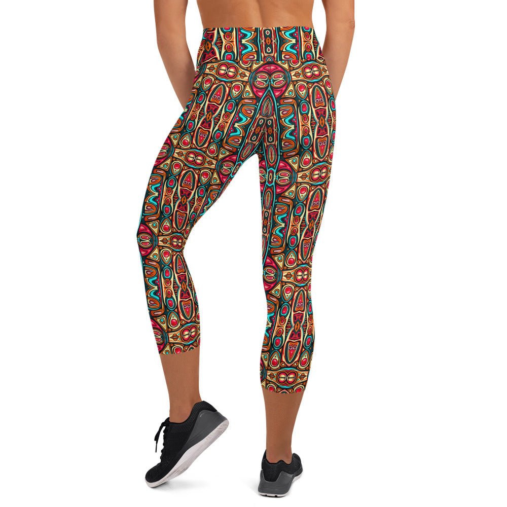 DMV 2006 Psy Artsy Yoga Capri Leggings