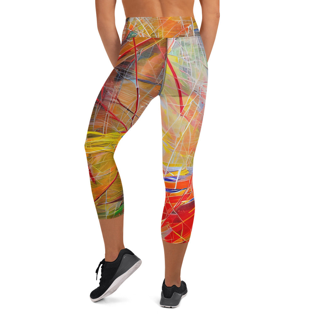 DMV 0436 Avant Garde Yoga Capri Leggings