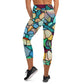 DMV 1544 Boho Yoga Capri Leggings