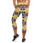 DMV 1440 Vintage Artsy Yoga Capri Leggings