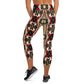 DMV 2124 Geo Boho Yoga Capri Leggings