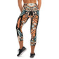 DMV 1336 Boho Yoga Capri Leggings