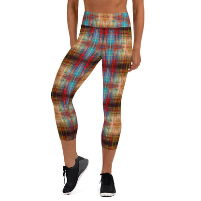 DMV 0006 Avant Garde Artsy Yoga Capri Leggings