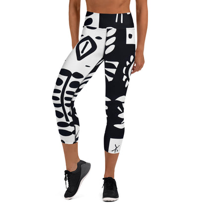 DMV 0009 Boho Yoga Capri Leggings