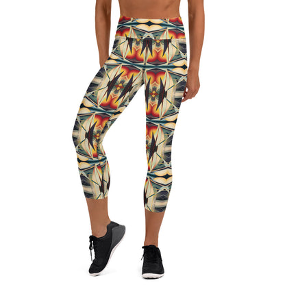 DMV 0059 Conceptual Artsy Yoga Capri Leggings