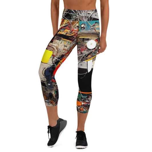 DMV 0271 Avant Garde Yoga Capri Leggings