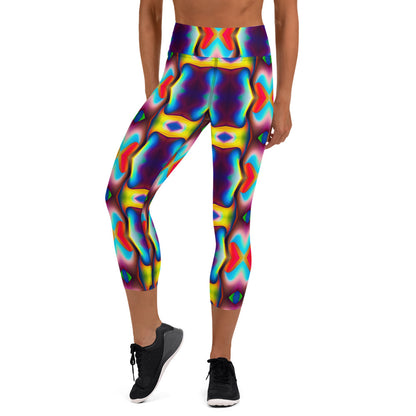 DMV 1350 Psy Artsy Yoga Capri Leggings