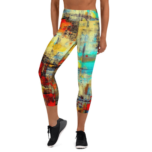 DMV 0279 Avant Garde Yoga Capri Leggings