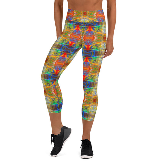 DMV 0191 Avant Garde Artsy Yoga Capri Leggings