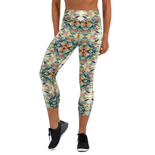 DMV 0408 Chic Boho Yoga Capri Leggings