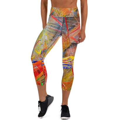 DMV 0436 Avant Garde Yoga Capri Leggings