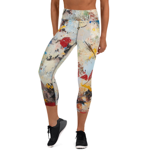 DMV 0946 Avant Garde Yoga Capri Leggings