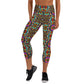 DMV 1809 Psy Artsy Yoga Capri Leggings