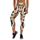 DMV 1336 Boho Yoga Capri Leggings