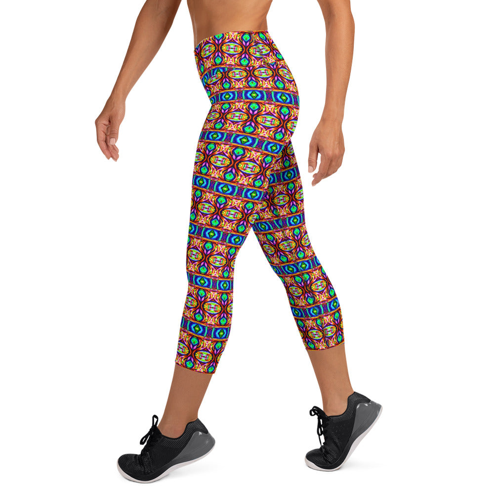 DMV 0245 Psy Artsy Yoga Capri Leggings