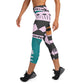 DMV 0229 Boho Yoga Capri Leggings