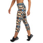 DMV 0275 Conceptual Artsy Yoga Capri Leggings