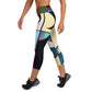 DMV 0209 Abstract Art Yoga Capri Leggings