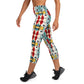 DMV 0230 Vintage Artsy Yoga Capri Leggings