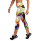 DMV 0081 Floral Yoga Capri Leggings