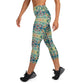 DMV 0049 Chic Boho Yoga Capri Leggings