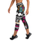 DMV 0011 Boho Yoga Capri Leggings