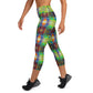 DMV 0077 Avant Garde Artsy Yoga Capri Leggings