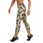 DMV 0059 Conceptual Artsy Yoga Capri Leggings