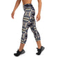 DMV 0058 Conceptual Artsy Yoga Capri Leggings