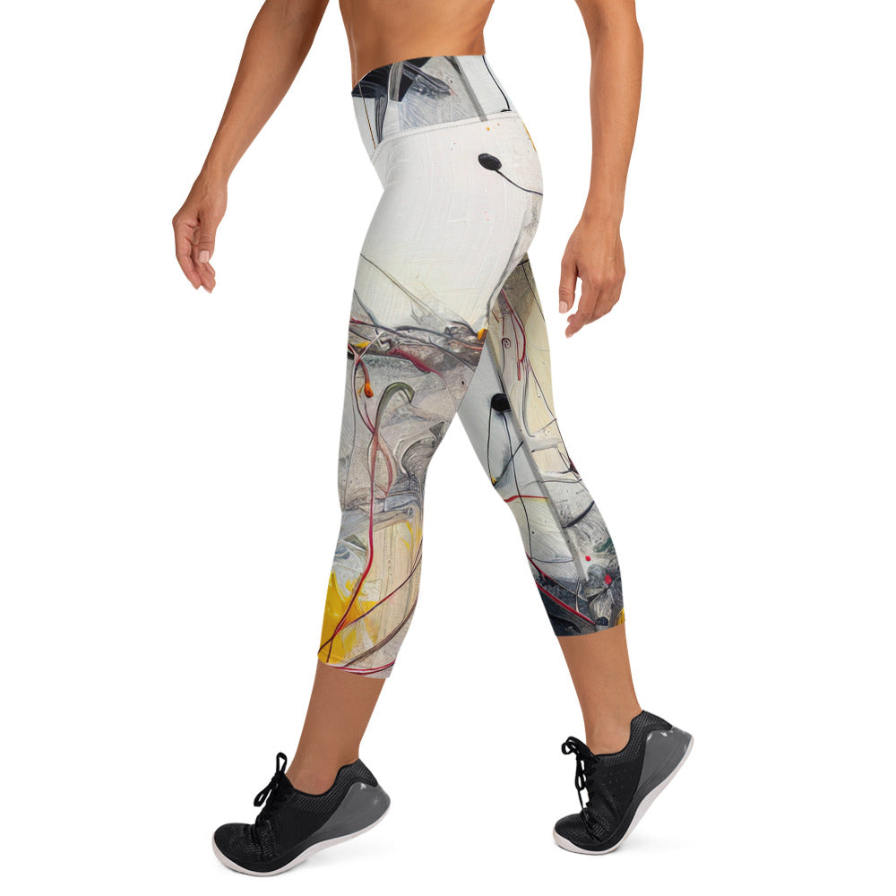 DMV 0126 Avant Garde Yoga Capri Leggings