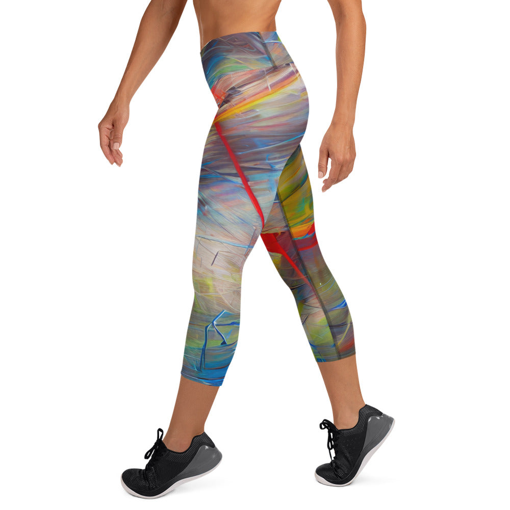 DMV 0248 Avant Garde Yoga Capri Leggings