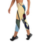 DMV 0234 Abstract Art Yoga Capri Leggings